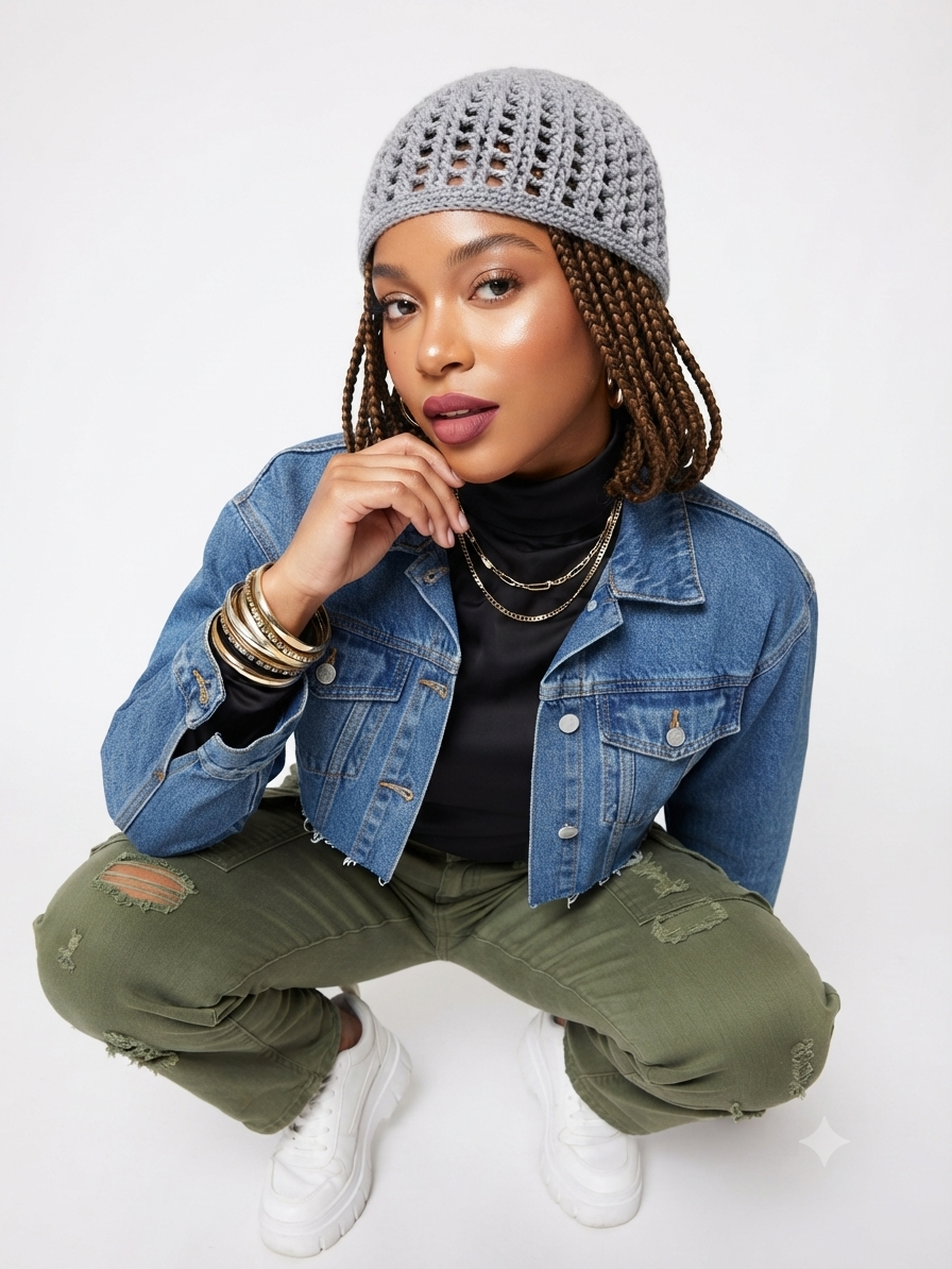 The Imani Crochet Kufi
