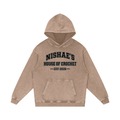 Snow Washed Loose Cotton Hoodie