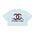 Women's Mineral Wash Cotton Crop T-Shirt